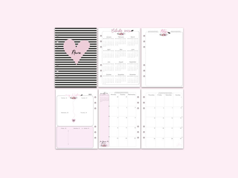 Love Blooming Floral Planner? - PLANNER INSERT SET