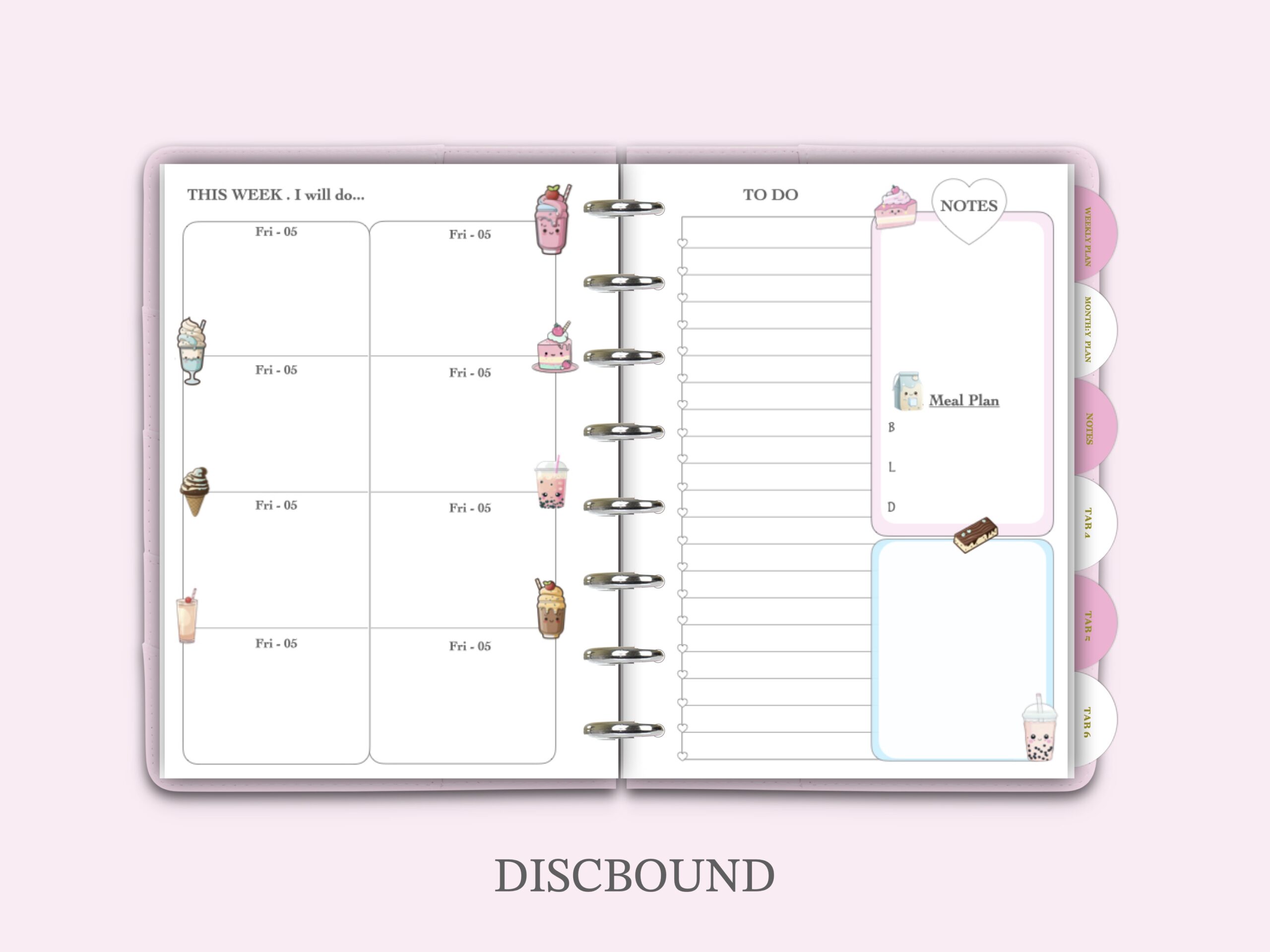 Discbound Planner Happy planner
