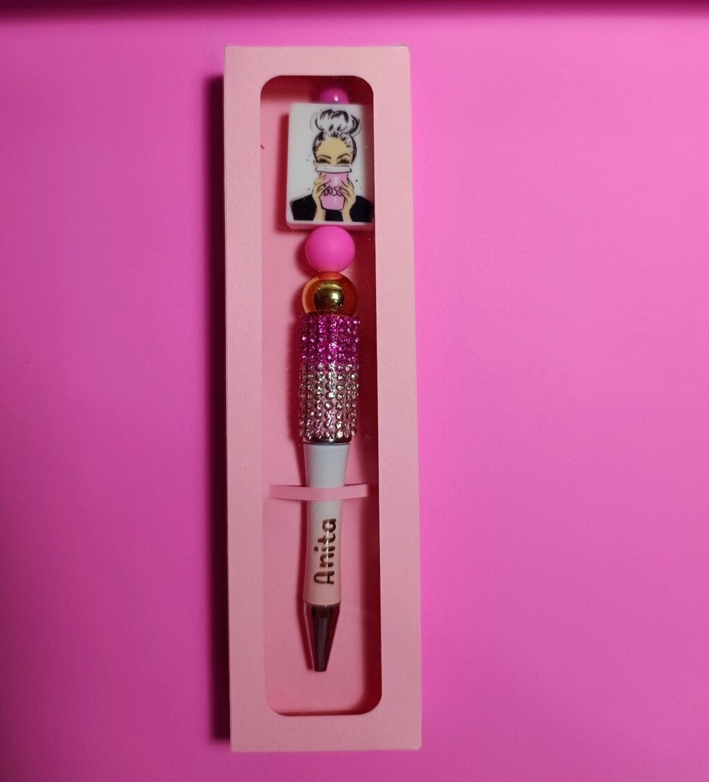 Girl Boss Beaded Pen