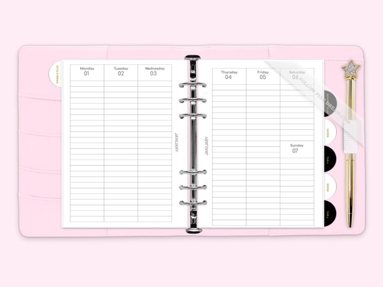 PLANNER INSERT - PLANNER  INSERT