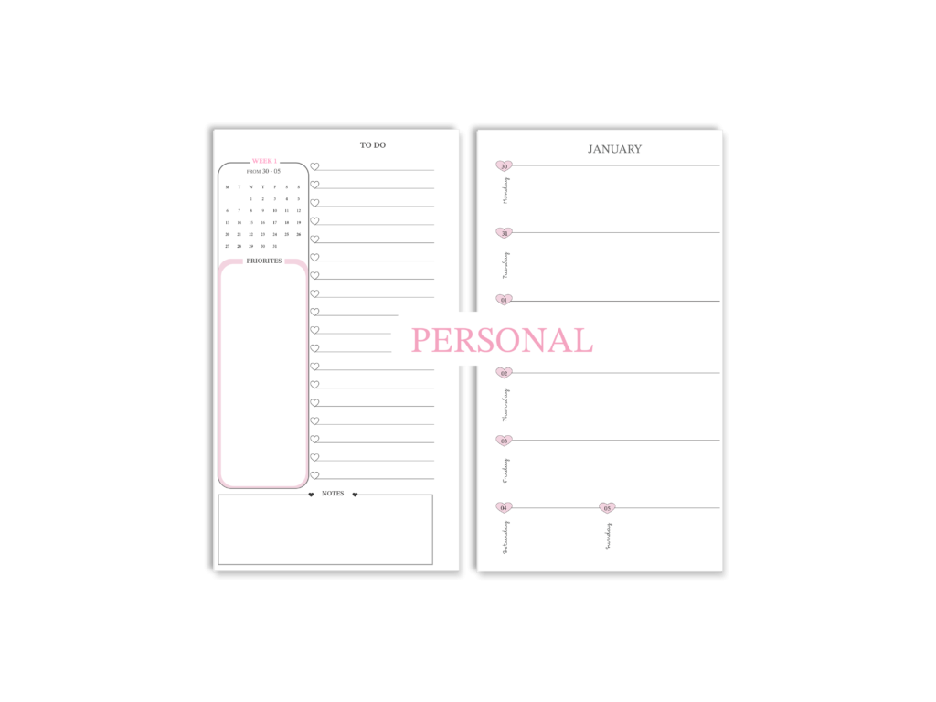 Weekly Plan 7 Days In 2 Layouts