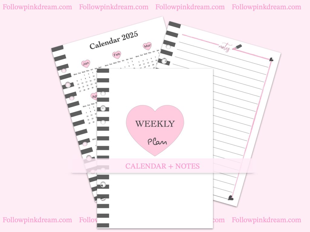 Weekly Plan Colourful Heart (copy)