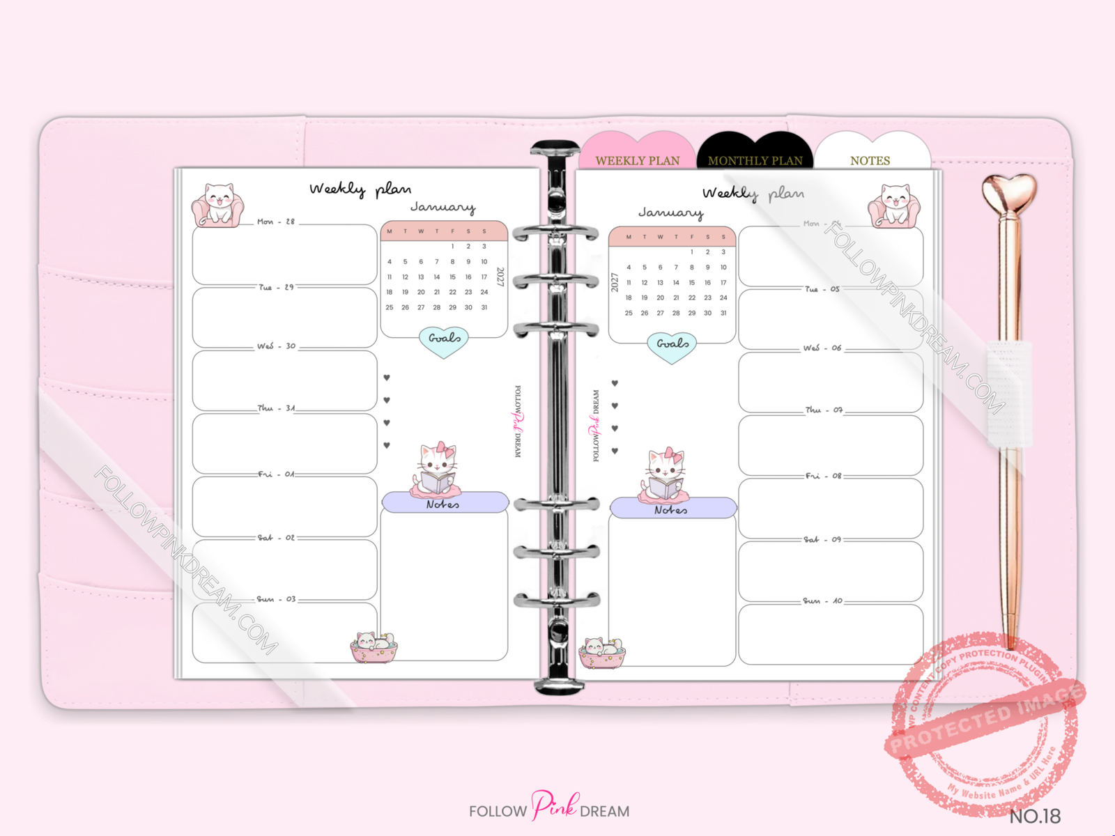 no.18-cat-theme-weekly-planner-insert-refill.png