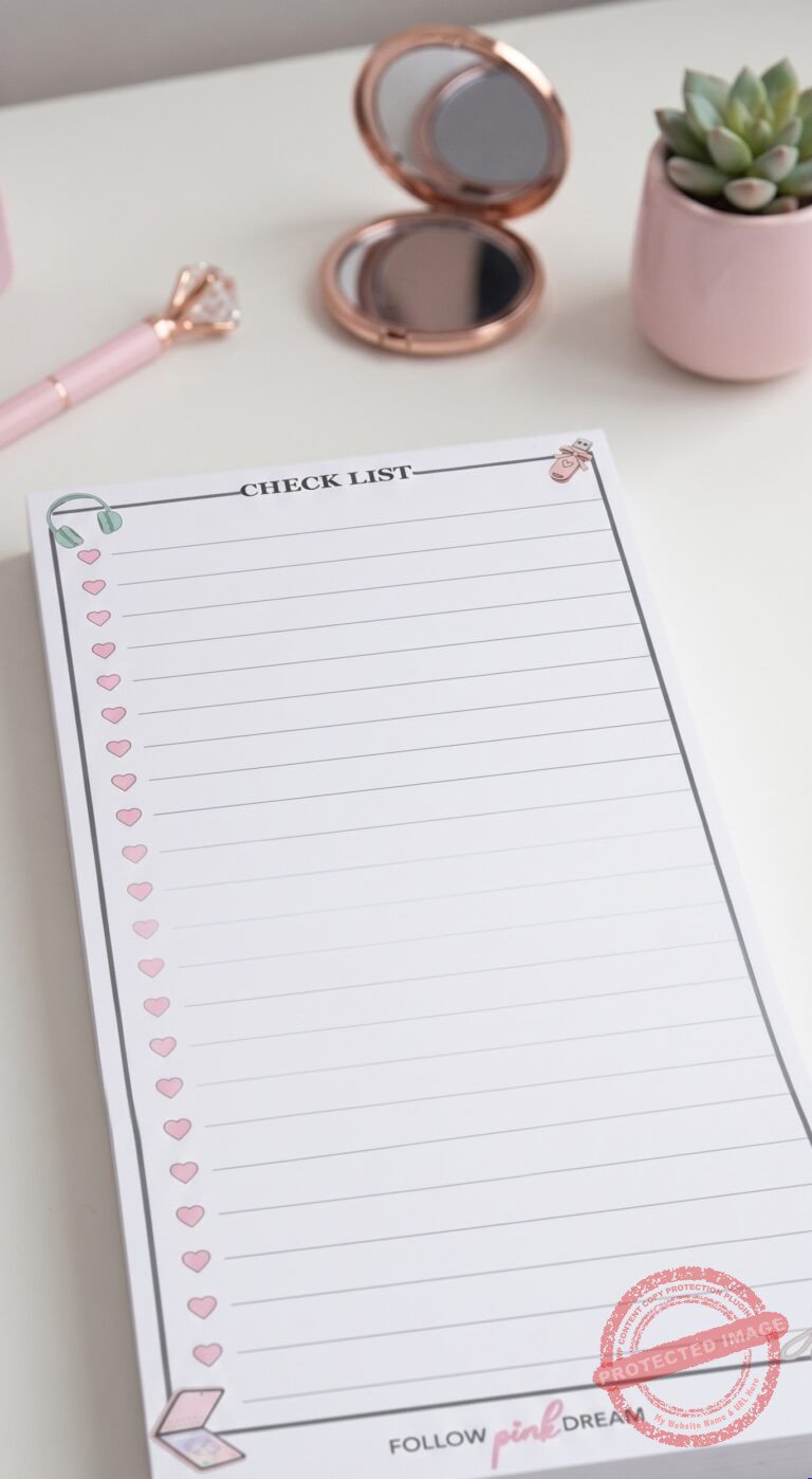 Cute Check-List NotePad