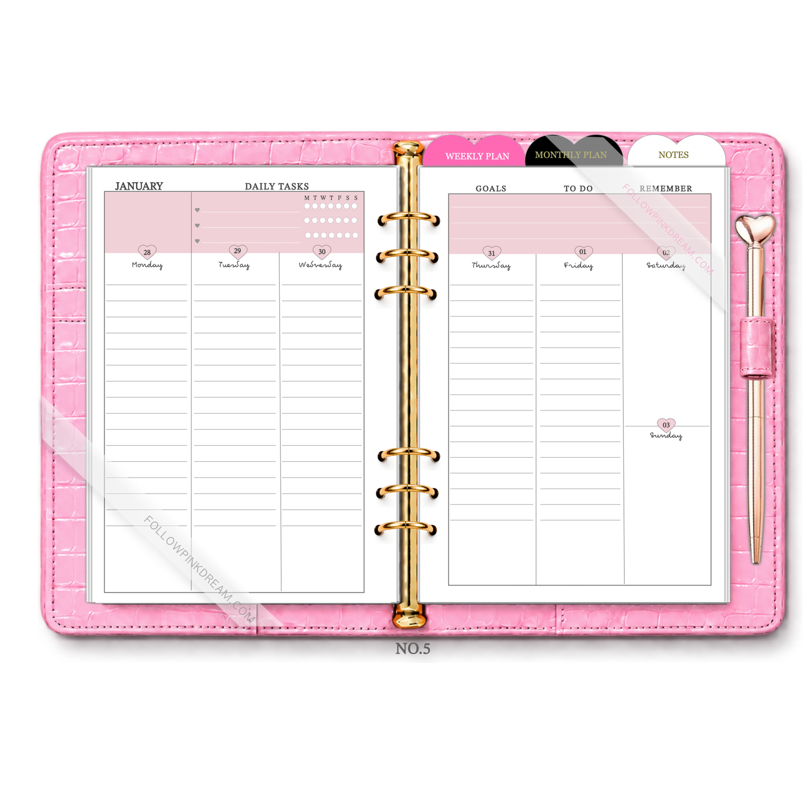 Weekly Plan in Two Layouts